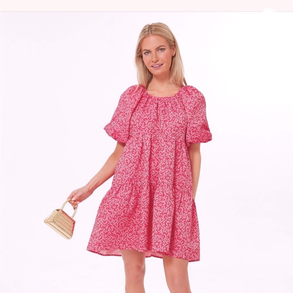 Tuckernuck Hyacinth House Belinda fuchsia dress, xl